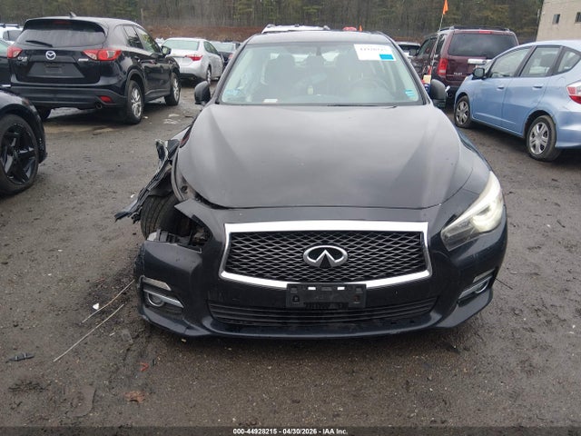 2016 Infiniti Q50 3.0t Premium მანქანა იყიდება აუქციონზე, vin: JN1EV7AR7GM346615, აუქციონის ნომერი: 44928215