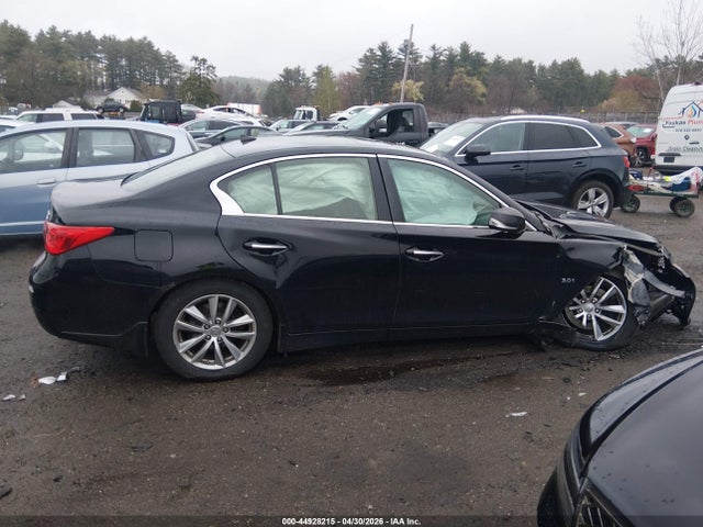 2016 Infiniti Q50 3.0t Premium მანქანა იყიდება აუქციონზე, vin: JN1EV7AR7GM346615, აუქციონის ნომერი: 44928215