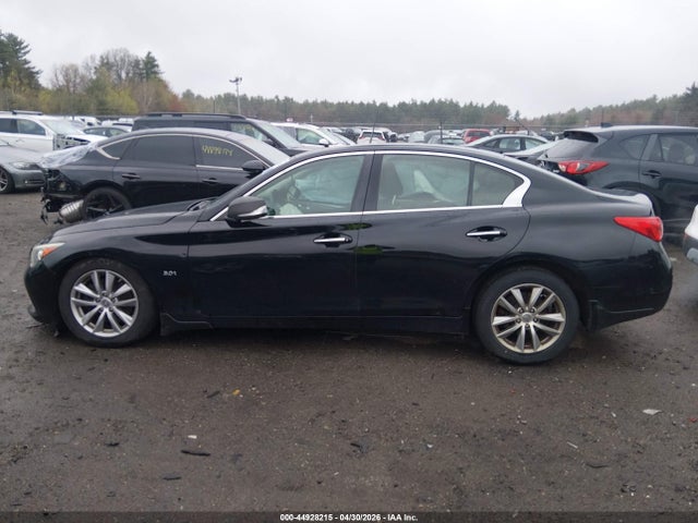 2016 Infiniti Q50 3.0t Premium მანქანა იყიდება აუქციონზე, vin: JN1EV7AR7GM346615, აუქციონის ნომერი: 44928215