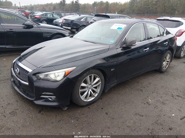 2016 Infiniti Q50 3.0t Premium მანქანა იყიდება აუქციონზე, vin: JN1EV7AR7GM346615, აუქციონის ნომერი: 44928215