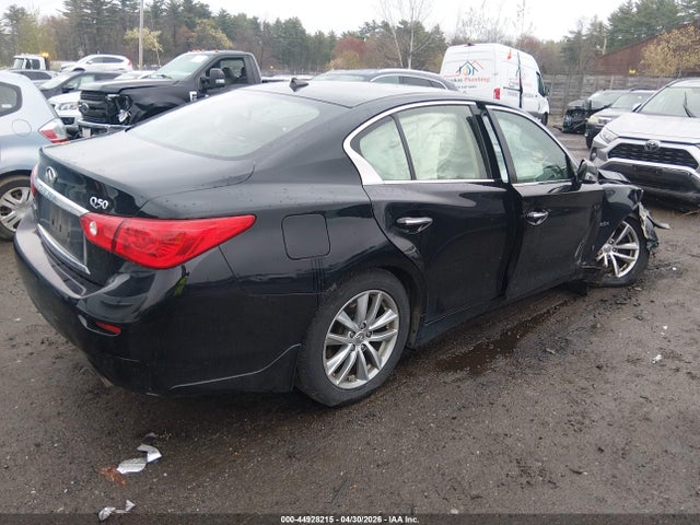 2016 Infiniti Q50 3.0t Premium მანქანა იყიდება აუქციონზე, vin: JN1EV7AR7GM346615, აუქციონის ნომერი: 44928215