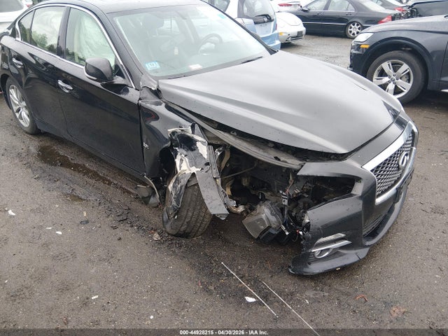 2016 Infiniti Q50 3.0t Premium მანქანა იყიდება აუქციონზე, vin: JN1EV7AR7GM346615, აუქციონის ნომერი: 44928215