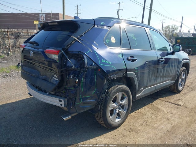 44928343 :رقم المزاد ، 4T3RWRFV6NU055309 vin ، 2022 Toyota Rav4 Hybrid Xle مزاد بيع