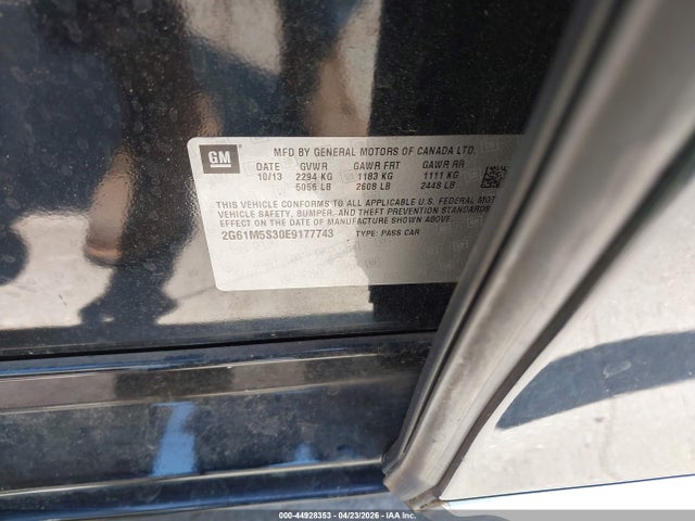 2014 Cadillac Xts Luxury მანქანა იყიდება აუქციონზე, vin: 2G61M5S30E9177743, აუქციონის ნომერი: 44928353