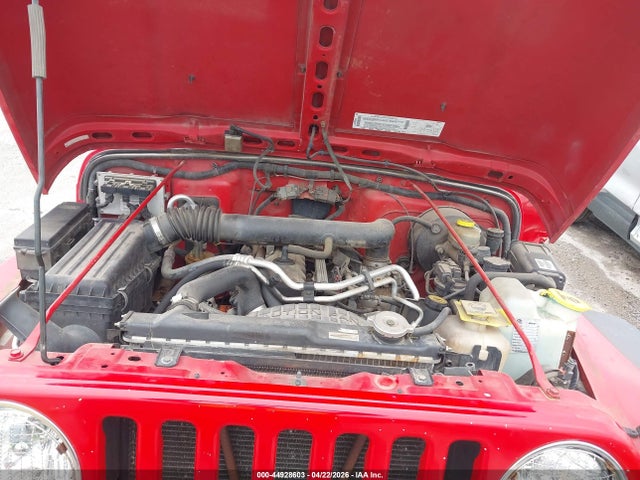 Auction sale of the 2002 Jeep Wrangler X, vin: 1J4FA39S52P744310, lot number: 44928603