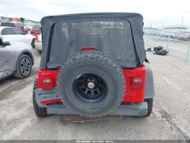 Auction sale of the 2002 Jeep Wrangler X, vin: 1J4FA39S52P744310, lot number: 44928603