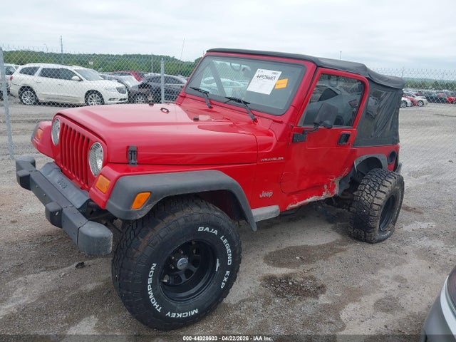 Auction sale of the 2002 Jeep Wrangler X, vin: 1J4FA39S52P744310, lot number: 44928603