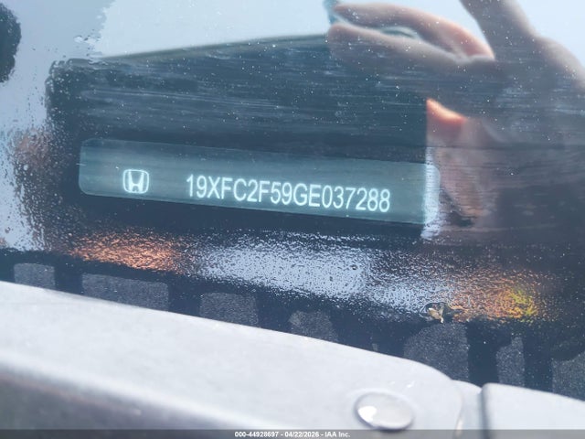 44928697 :رقم المزاد ، 19XFC2F59GE037288 vin ، 2016 Honda Civic Lx مزاد بيع
