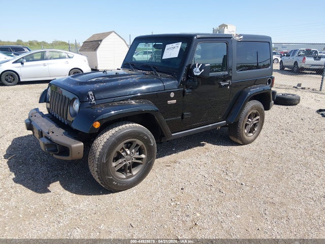 Продажа на аукционе авто 2017 Jeep Wrangler 75th Anniversary Edition 4x4, vin: 1C4AJWBG8HL536719, номер лота: 44928875