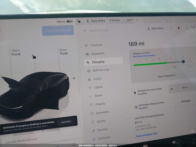 Продаж на аукціоні авто 2026 Tesla Model Y Premium Rear-wheel Drive/standard Rear-wheel Drive, vin: 7SAYGDED1TA664458, номер лоту: 44928914