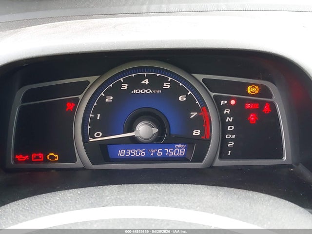 44929159 :رقم المزاد ، 2HGFG12678H553735 vin ، 2008 Honda Civic Lx مزاد بيع