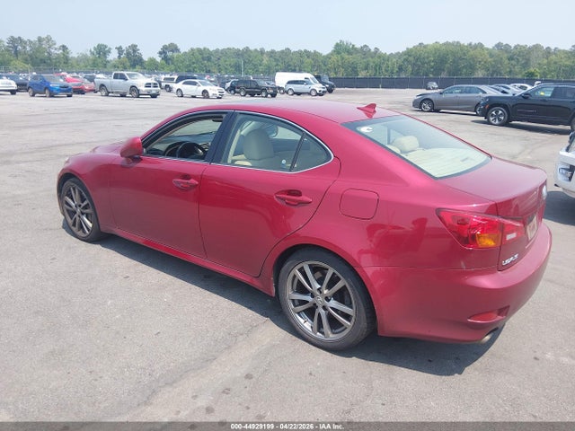 44929199 :رقم المزاد ، JTHBE262685021415 vin ، 2008 Lexus Is 350 مزاد بيع
