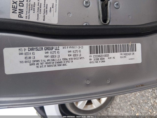 Продажа на аукционе авто 2014 Dodge Charger Se, vin: 2C3CDXBG2EH168329, номер лота: 44929283
