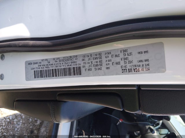 Aukcja sprzedaży 2019 Jeep Grand Cherokee Limited 4x2, vin: 1C4RJEBG7KC581039, numer aukcji: 44929293