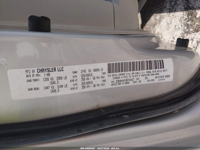 Aukcja sprzedaży 2008 Dodge Grand Caravan Se, vin: 2D8HN44H18R703427, numer aukcji: 44929407