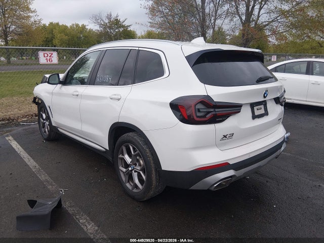 Aukcja sprzedaży 2022 Bmw X3 Xdrive30i, vin: 5UX53DP05N9K41550, numer aukcji: 44929520