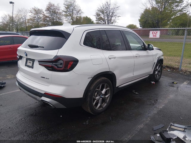 Aukcja sprzedaży 2022 Bmw X3 Xdrive30i, vin: 5UX53DP05N9K41550, numer aukcji: 44929520