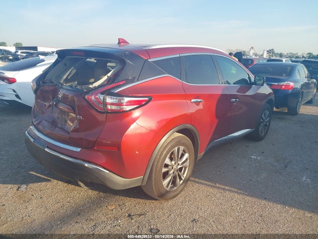 2017 Nissan Murano Sl მანქანა იყიდება აუქციონზე, vin: 5N1AZ2MG6HN130128, აუქციონის ნომერი: 44929533