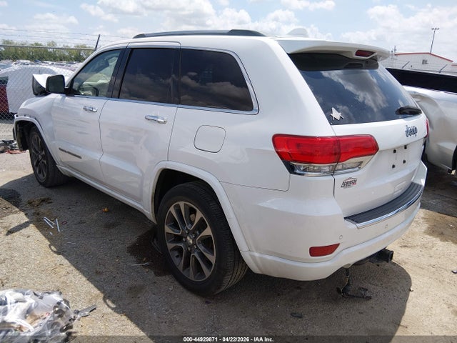 Продажа на аукционе авто 2018 Jeep Grand Cherokee Overland 4x2, vin: 1C4RJECG8JC149606, номер лота: 44929871