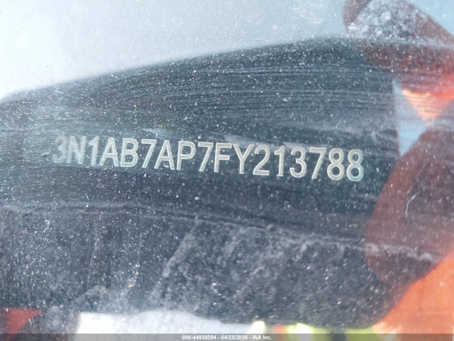 2015 Nissan Sentra Sv მანქანა იყიდება აუქციონზე, vin: 3N1AB7AP7FY213788, აუქციონის ნომერი: 44930294