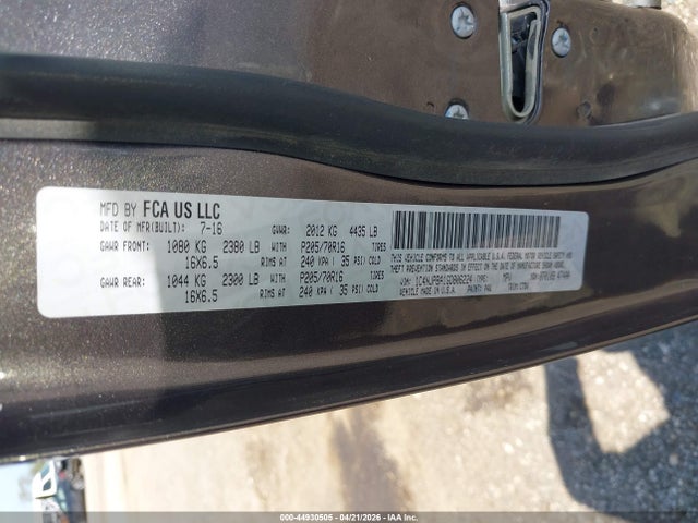 Aukcja sprzedaży 2016 Jeep Patriot Sport, vin: 1C4NJPBA1GD806224, numer aukcji: 44930505