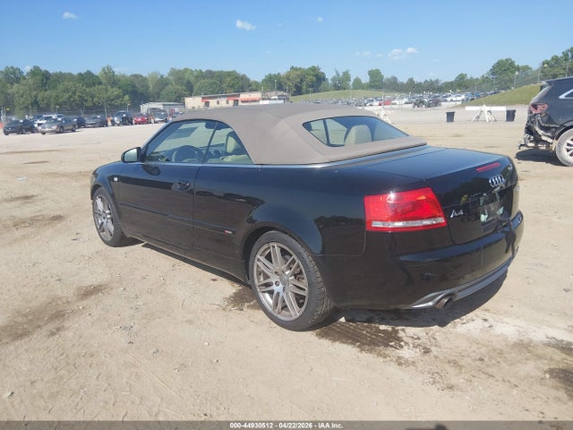 2009 Audi A4 2.0t Cabriolet მანქანა იყიდება აუქციონზე, vin: WAUAF48H39K011691, აუქციონის ნომერი: 44930512