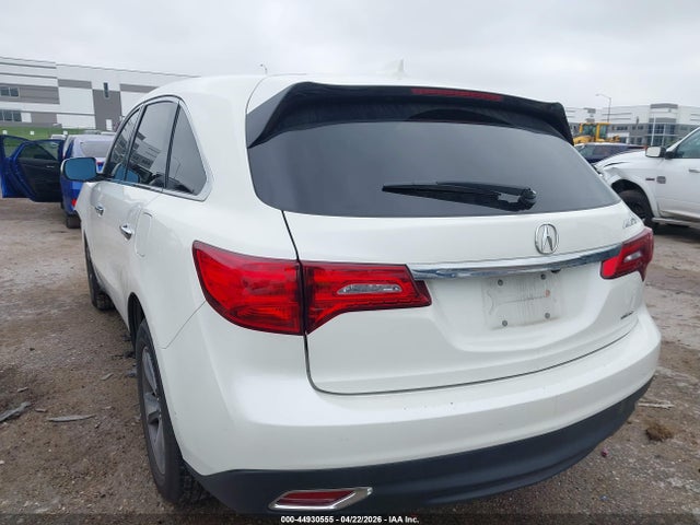 Продажа на аукционе авто 2016 Acura Mdx Acurawatch Plus Package, vin: 5FRYD4H23GB038238, номер лота: 44930555