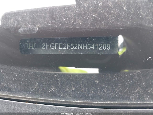 Продаж на аукціоні авто 2022 Honda Civic Sport, vin: 2HGFE2F52NH541209, номер лоту: 44930571