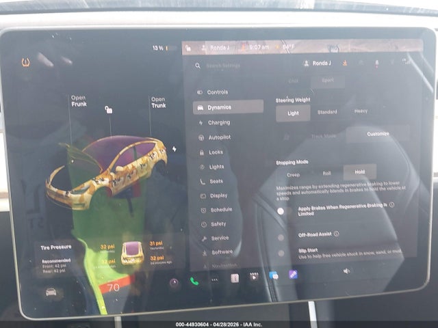 44930604 :رقم المزاد ، 5YJYGDEF2MF071968 vin ، 2021 Tesla Model Y Performance Dual Motor All-wheel Drive مزاد بيع