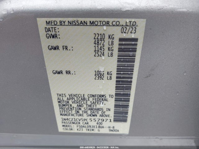 Nissan Leaf Sv Plus 60 Kwh 2023 1N4CZ1CV5PC557971 Image 9