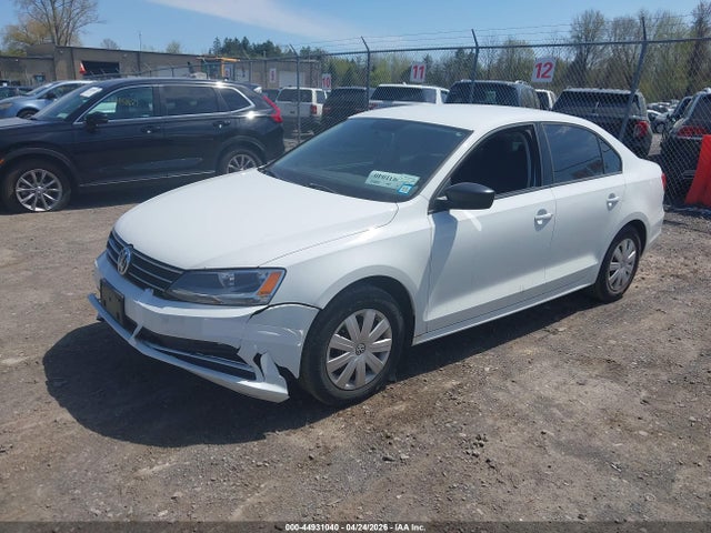 2015 Volkswagen Jetta 2.0l S მანქანა იყიდება აუქციონზე, vin: 3VW2K7AJ2FM336643, აუქციონის ნომერი: 44931040