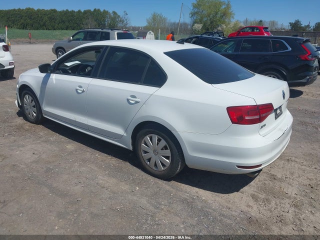 2015 Volkswagen Jetta 2.0l S მანქანა იყიდება აუქციონზე, vin: 3VW2K7AJ2FM336643, აუქციონის ნომერი: 44931040