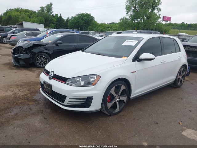 44931084 :رقم المزاد ، 3VW4T7AU3GM018452 vin ، 2016 Volkswagen Golf Gti S 4-door مزاد بيع