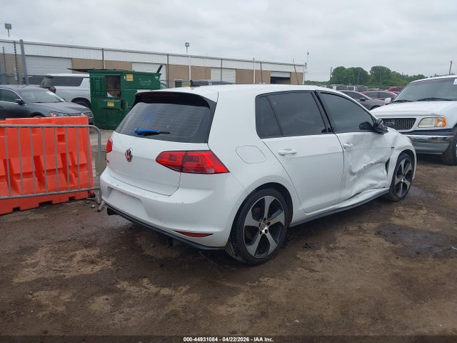 2016 Volkswagen Golf Gti S 4-door მანქანა იყიდება აუქციონზე, vin: 3VW4T7AU3GM018452, აუქციონის ნომერი: 44931084