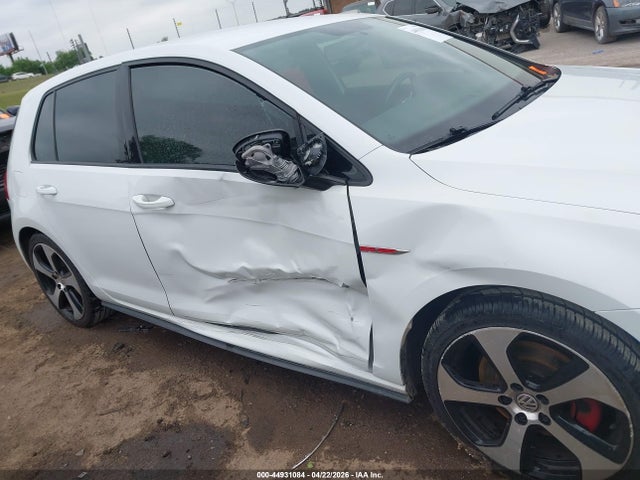 2016 Volkswagen Golf Gti S 4-door მანქანა იყიდება აუქციონზე, vin: 3VW4T7AU3GM018452, აუქციონის ნომერი: 44931084