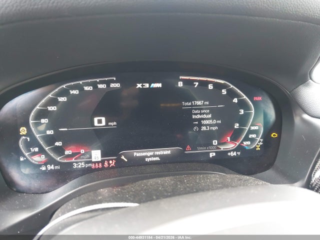 5YM13EC01N9J37432 BMW X3 M