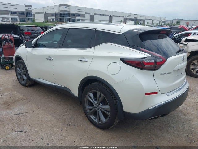 2022 Nissan Murano Platinum Intelligent Awd მანქანა იყიდება აუქციონზე, vin: 5N1AZ2DS9NC124626, აუქციონის ნომერი: 44931204