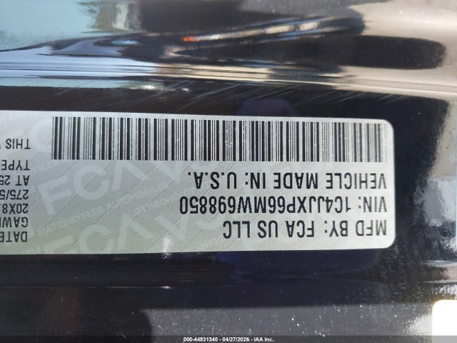 Aukcja sprzedaży 2021 Jeep Wrangler 4xe Unlimited Sahara 4x4, vin: 1C4JJXP66MW698850, numer aukcji: 44931340