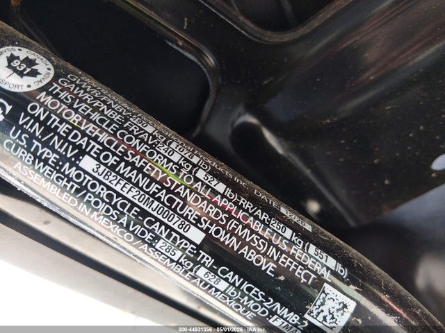 Can-Am Ryker 2021 3JB2FEF20MJ000780 Image 10