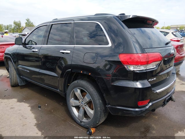 2016 Jeep Grand Cherokee Overland მანქანა იყიდება აუქციონზე, vin: 1C4RJFCG3GC474596, აუქციონის ნომერი: 44931432