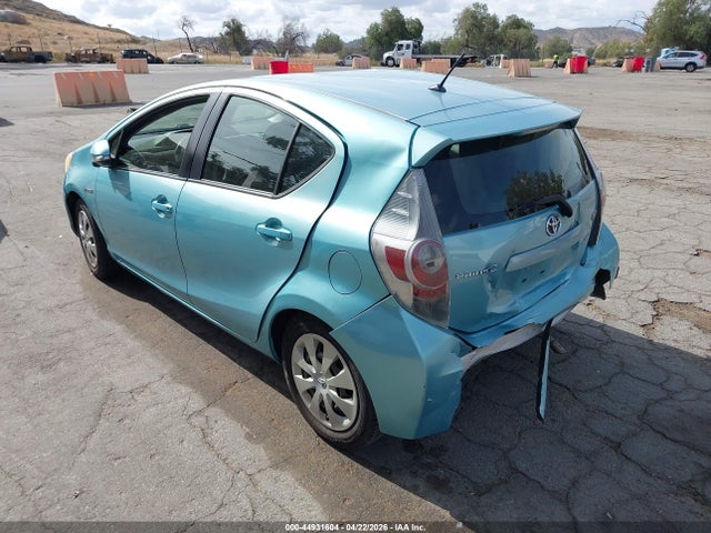 Продаж на аукціоні авто 2012 Toyota Prius C Two, vin: JTDKDTB30C1026036, номер лоту: 44931604