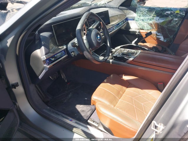 2023 Bmw I7 Xdrive60 მანქანა იყიდება აუქციონზე, vin: WBY53EJ07PCN87829, აუქციონის ნომერი: 44931980