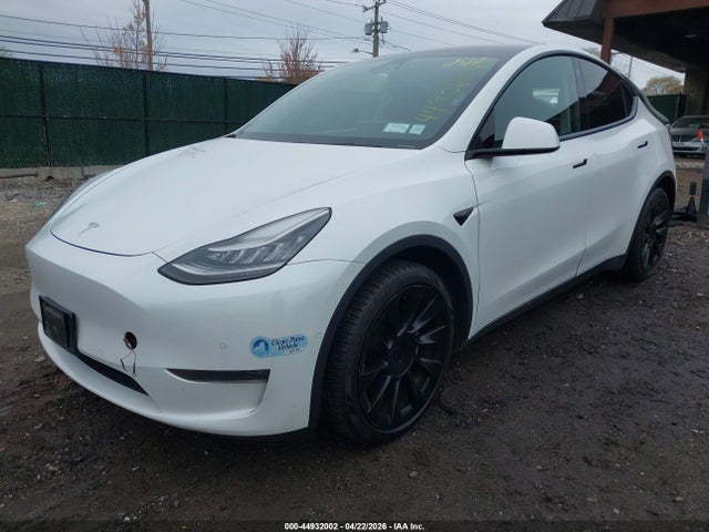 2021 Tesla Model Y Long Range Dual Motor All-wheel Drive მანქანა იყიდება აუქციონზე, vin: 5YJYGDEEXMF065987, აუქციონის ნომერი: 44932002