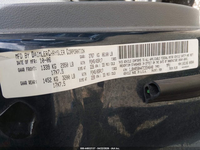 Aukcja sprzedaży 2007 Jeep Grand Cherokee Limited, vin: 1J8HR58N47C554648, numer aukcji: 44932137