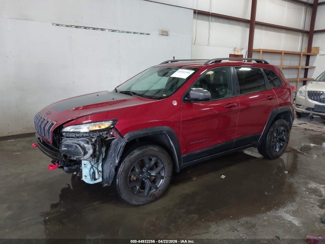 2017 Jeep Cherokee Trailhawk მანქანა იყიდება აუქციონზე, vin: 1C4PJMBS0HW517485, აუქციონის ნომერი: 44932256