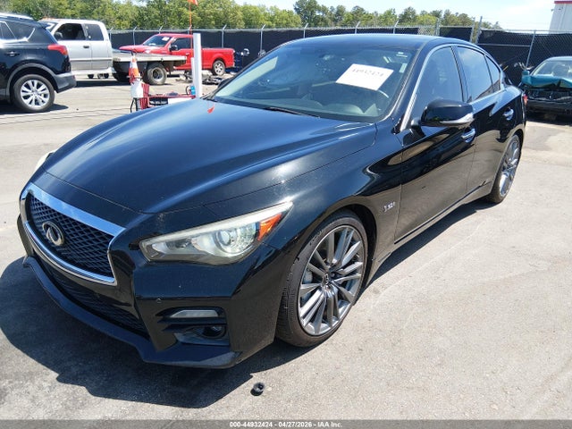 2016 Infiniti Q50 3.0t Red Sport 400 მანქანა იყიდება აუქციონზე, vin: JN1FV7AP7GM420134, აუქციონის ნომერი: 44932424