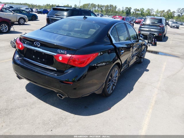 2016 Infiniti Q50 3.0t Red Sport 400 მანქანა იყიდება აუქციონზე, vin: JN1FV7AP7GM420134, აუქციონის ნომერი: 44932424