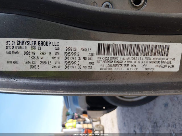 Продаж на аукціоні авто 2014 Jeep Patriot Sport, vin: 1C4NJRBB2ED511559, номер лоту: 44932559