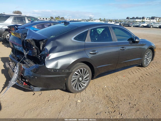 2022 Hyundai Sonata Hybrid Limited მანქანა იყიდება აუქციონზე, vin: KMHL54JJ0NA039522, აუქციონის ნომერი: 44932596