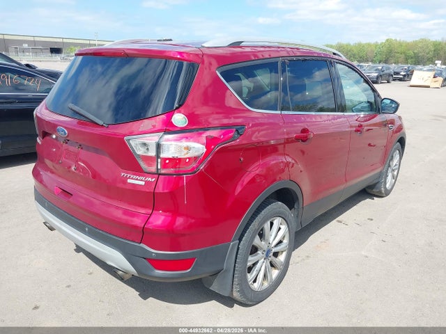 2017 Ford Escape Titanium მანქანა იყიდება აუქციონზე, vin: 1FMCU0JD0HUA11860, აუქციონის ნომერი: 44932662